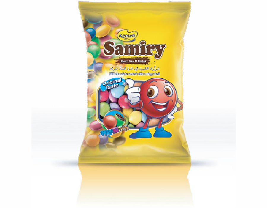  شوكولا الحليب المغطى بقشرة هشة ملونة